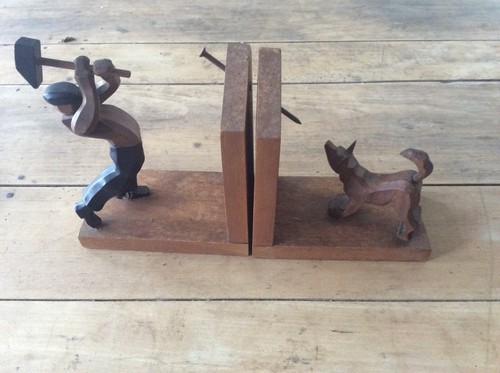 Ancienne paire serre livre - paire,