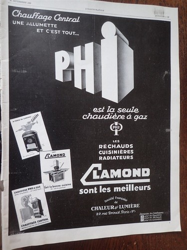 Chaudière gaz phi clamond - chaudière, à