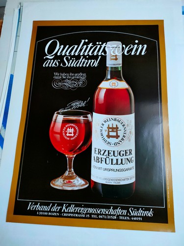 Affiche vin tyrol sud - du,
