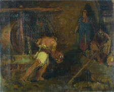 Beau Tableau ancien  Samson