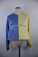 KARL KANI Sweatshirt Femme Taille S Casual Vintage Sport Coton