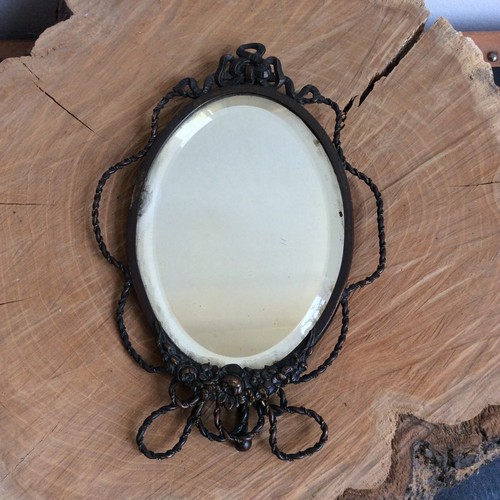 Miroir laiton poser - laiton, à