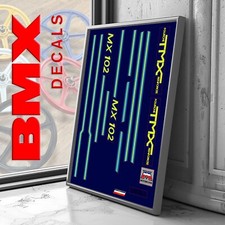 Stickers repro BMX Vintage decals MOTOBECANE MX102 MX 102