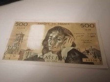 billet de banque francais 500