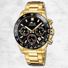Lotus Montre Hommes Inox Or