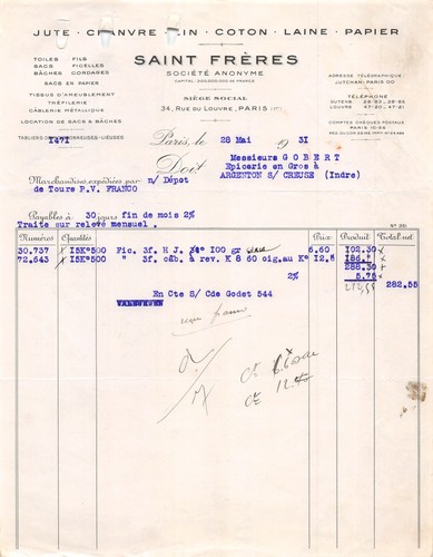 1931 jute chanvre lin - chanvre,