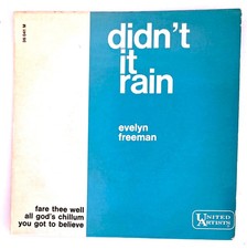 EVELYN FREEMAN – DIDN’T IT RAIN - 1963