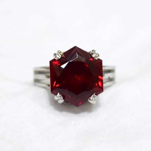 Share natural red ruby - ct,