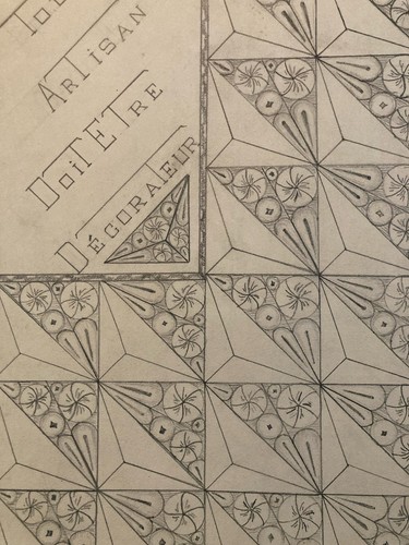 Beau dessin fleur 1950 - fleur,