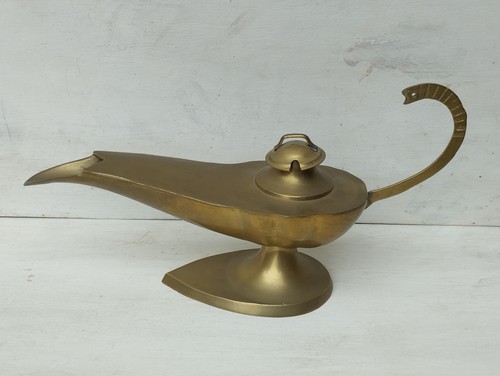 Lampe huile laiton - lampe,