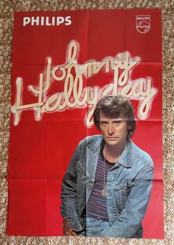 Rare johnny hallyday grande - rare,