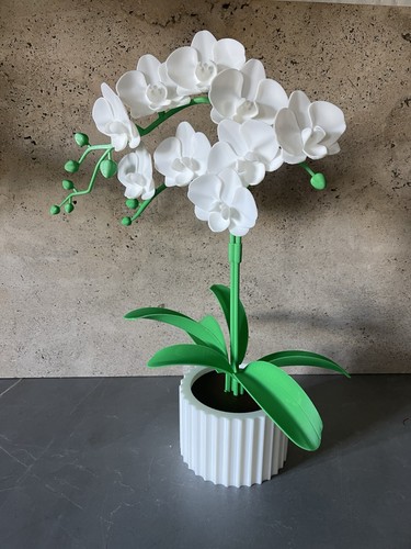 Orchidée blanche artificielle - orchidée,