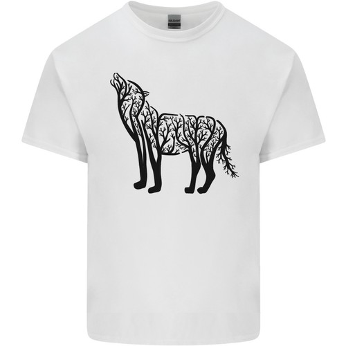 Shirt enfant wolf - wolf, tree