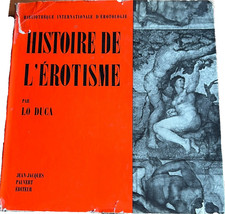 Histoire de l'erotisme j.j Pauvert