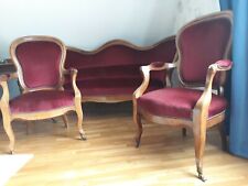 Ensemble datant du 19eme siecle (Louis Philippe) avec un canapé - bon état