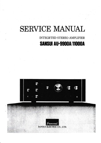 Manuel service pour sansui - manuel,