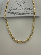 18K OR JAUNE BLANC Chaîne