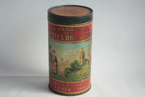 Boîte tôle lithographiée