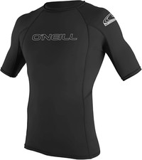 Men'S Basic Skins UPF 50+ Short Sleeve Rash Guard