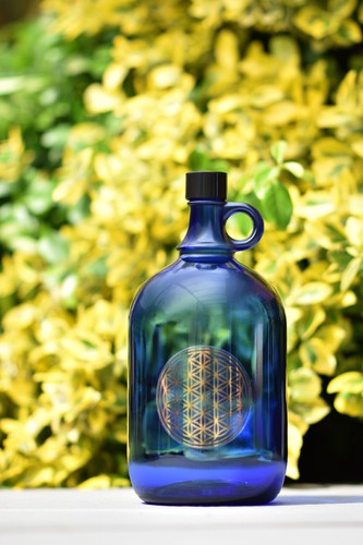 Bouteille verre litre en - verre,