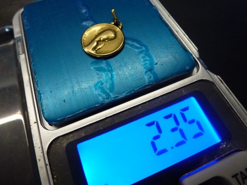 Medaille vierge poincon - de,