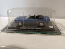 1/43 CHEVROLET CAMARO 1969 BLEUE DEL PRADO SOUS BLISTER