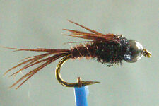  10x Mouche Nymphe Queue