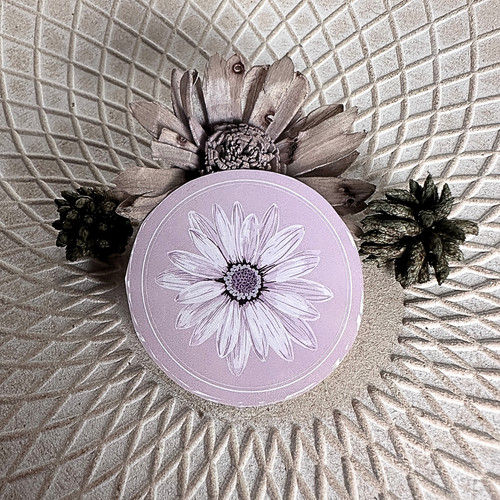 Stickers couleur fleur - -,