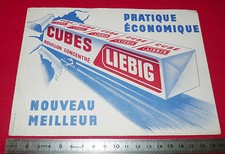 BUVARD BOUILLON CUBES LIEBIG CUISINE CONDIMENTS   1950-1960