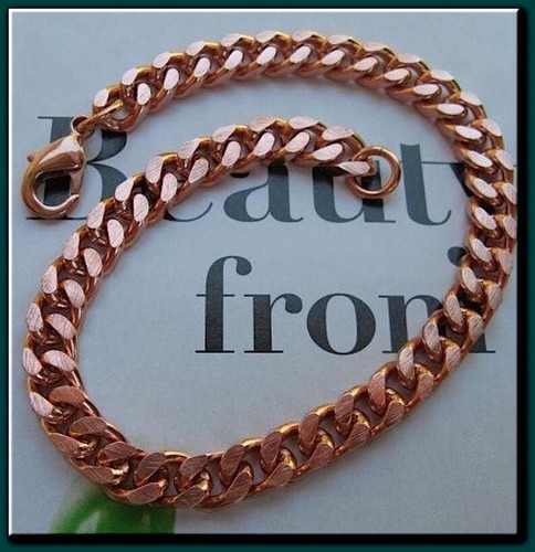 Pure solid copper bracelet - pure,