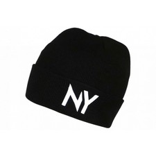 Bonnet NY Noir et Blanc en