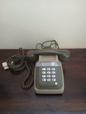 ANCIEN TELEPHONE SOCOTEL S 63 A TOUCHES BLEU FONCTIONNE