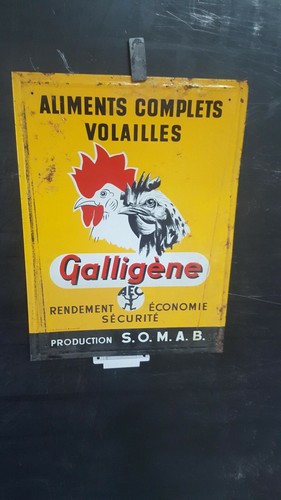 Tole aliments coqs poules - tole,