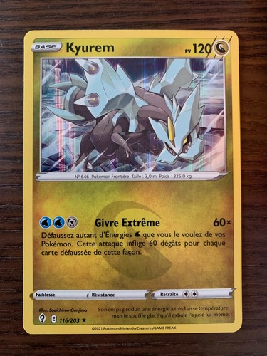 Carte pokémon holo kyurem - pokémon,
