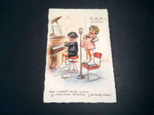 cpa germaine bouret , une vedette de la radio