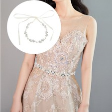  Exquis Ceinture De Mariée Luxueuse Robe De Mariée Cristal Taille Chaîne De Mode