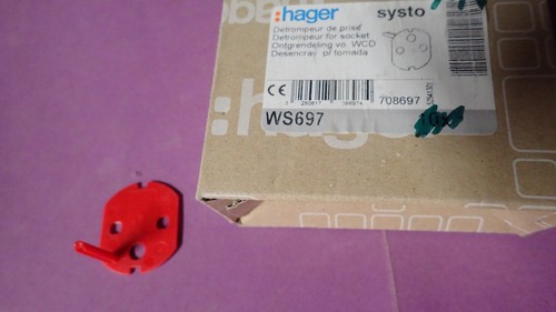 Hager ws697 détrompeur - hager,