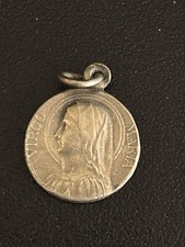 ANCIENNE MINI MEDAILLE RELIGIEUSE VIRGO MARIA E.DROPSY
