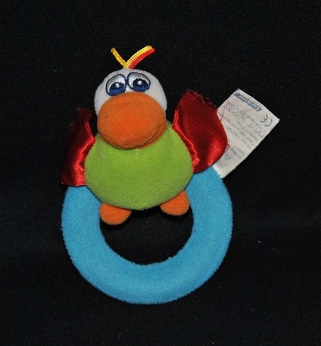 Peluche doudou perroquet