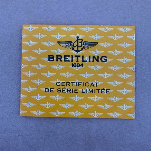 Certificat série limitée - de,