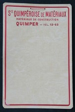 Ancien carton publicitaire