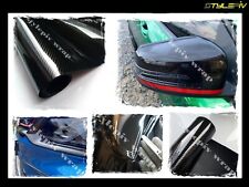 Film vinyle covering carbone brillant noir 152x30 cm thermoformable adhesif