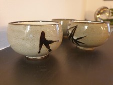 Lot de 3 tasses en grès