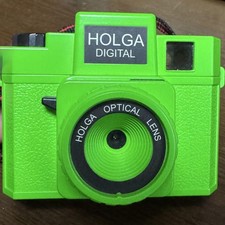 Appareil photo numérique Holga vert fluo jouet avec boîte d'occasion