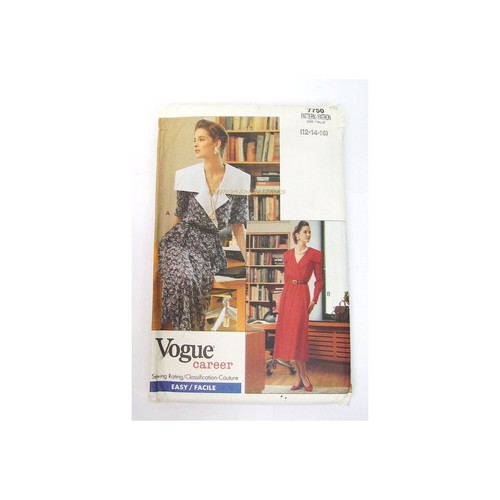Patron couture robe vogue 7750 - patron,