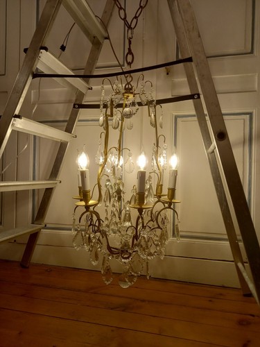 Ancien lustre cage - 6, branches