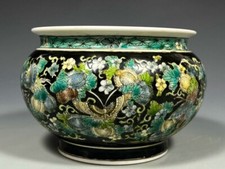 6 "Qing Qianlong marqué Wucai