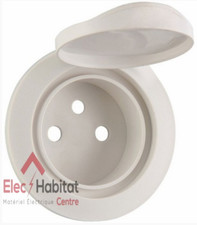 Enjoliveur volet Céliane IP44 pour prise de courant 2P+T Céliane Legrand 067812