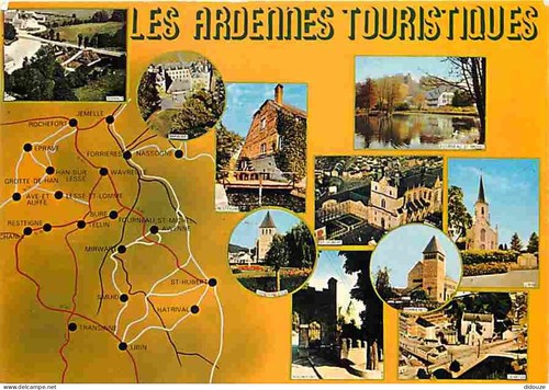 Carte postale ardennes - carte,