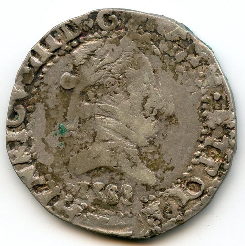 Henri iii 2 - (1574-1589), 1/2